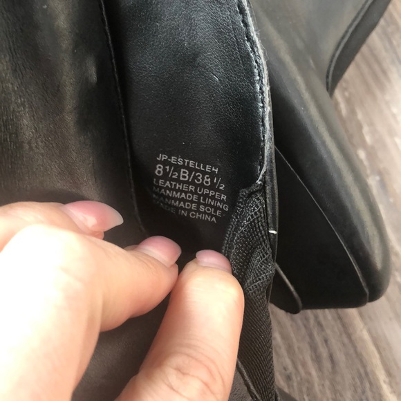 Black Leather Jessica Simpson Booties - Picture 4 of 4